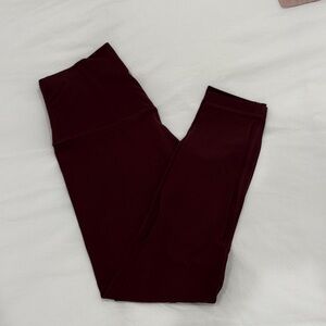 lululemon athletica Burgundy Leggings